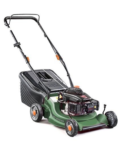 green lawn mower